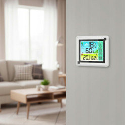 Bezprzewodowa stacja pogodowa termometr higrometr czujnik zewnętrzny pogody