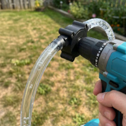 Pumpe Bohrmaschinenpumpe für Wasser Kraftstoff Öl Durchflussmenge 25 l/min