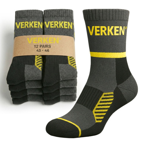 Skarpety robocze 3x pary wysokie 43-46