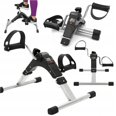 Rowerek treningowy rower rotor rehabilitacyjny mobilny 2w1 z licznikiem lcd