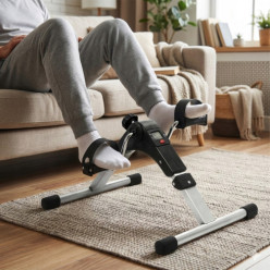 Exercise bike pedal rotor rehabilitation mobile 2in1 with LCD counter