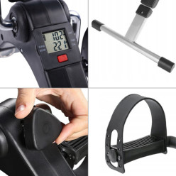 Rowerek treningowy rower rotor rehabilitacyjny mobilny 2w1 z licznikiem lcd