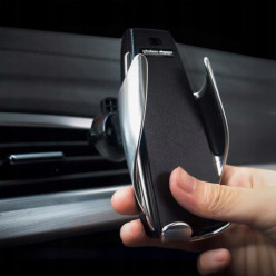 Automatyczny uchwyt samochodowy ładowarka na telefon bezprzewodową qi