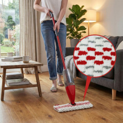 3x wkład do mopa płaskiego z spryskiwaczem nakładka mikrofibry spray zapas