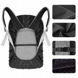 Regenschutzhülle wasserdicht Regenhülle für Rucksack Tasche 30-40l