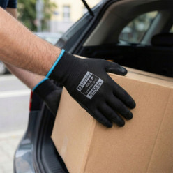 Rękawice robocze rękawiczki poliuretan zestaw 12 par rozmiar 10/XL