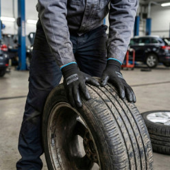 Rękawice robocze rękawiczki poliuretan zestaw 12 par rozmiar 11/XXL