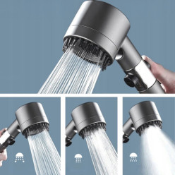 Słuchawka prysznicowa oszczędna 3 tryby z masażerem filtr wąż 1,5m uchwyt