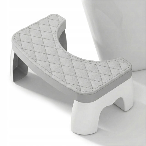 Podnóżek toaletowy podest łazienkowy taboret biały dla dorosłych dzieci