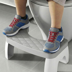 Podnóżek toaletowy podest łazienkowy taboret biały dla dorosłych dzieci