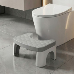 Podnóżek toaletowy podest łazienkowy taboret biały dla dorosłych dzieci