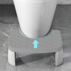 Podnóżek toaletowy podest łazienkowy taboret biały dla dorosłych dzieci