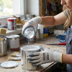 Rękawice rękawiczki robocze powlekane nitrylem zestaw 12 par rozmiar 11/XXL