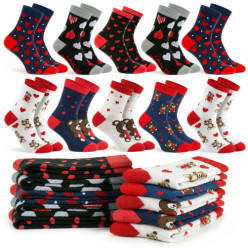 10 Paar Damensocken mit...