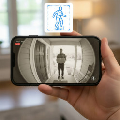 Dzwonek bezprzewodowy kamera wifi ai fhd 2-drożny dźwięk aplikacja domofon