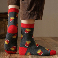 10 par skarpety męskie skarpetki kolorowe śmieszne bawełniane długie 40-43