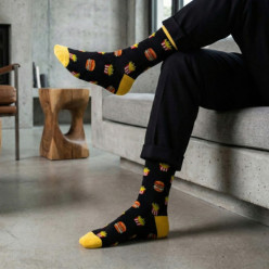 10 pairs men’s socks colourful funny cotton long 44-46