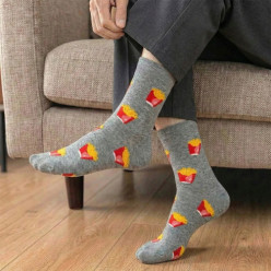 10 par skarpety męskie kolorowe skarpetki bawełniane długie śmieszne 44-46