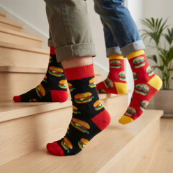 10 par skarpety męskie kolorowe skarpetki bawełniane długie śmieszne 44-46