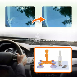 Zestaw do naprawy szyb samochodowych naprawczy klej na odpryski pęknięcia