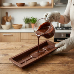 Form für dubai Schokolade Pralinen Silikon Tafel groß XL 25cm
