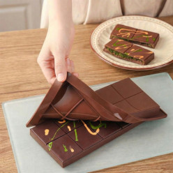 Forma do czekolady dubajskiej pralin silikonowa tabliczka duża xl 25cm