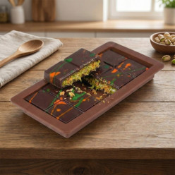 Forma do czekolady dubajskiej pralin silikonowa tabliczka duża xl 25cm