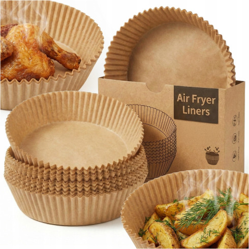 Wkład papierowy do frytkownicy air fryer beztłuszczowej do pieczenia 100szt