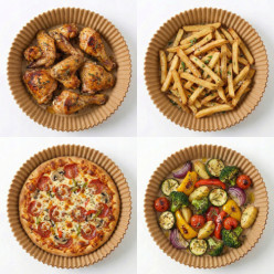 Wkład papierowy do frytkownicy air fryer beztłuszczowej do pieczenia 100szt