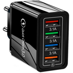 Ładowarka sieciowa 4x USB Quick Charge