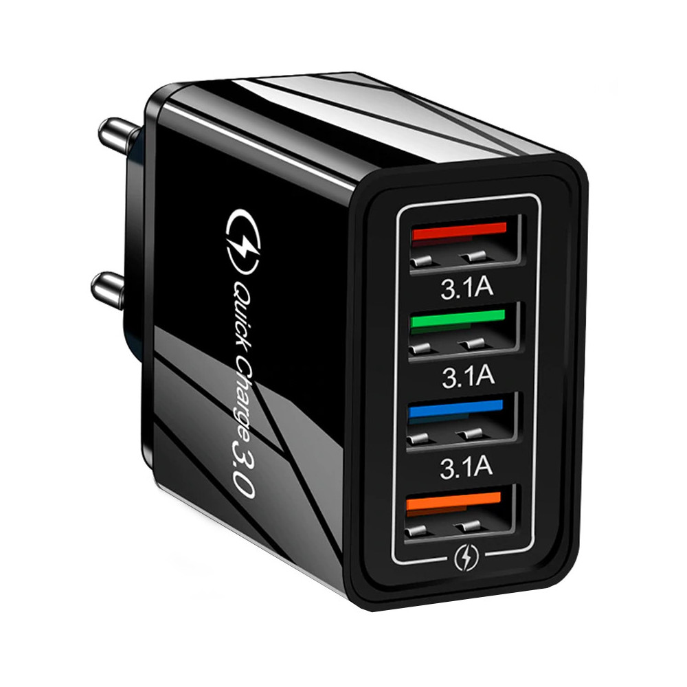 Chargeur secteur 4x USB rapide