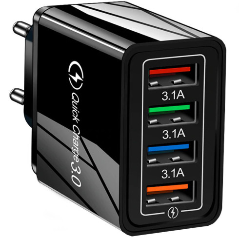 Mains charger 4x USB Quick Charge
