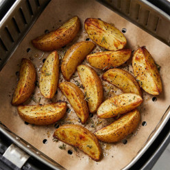 Papiereinlage für Heißluftfritteuse Air Fryer fettfrei zum Backen 100 Stk.