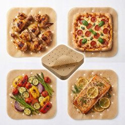 Wkład papierowy do frytkownicy air fryer beztłuszczowej do pieczenia 100szt