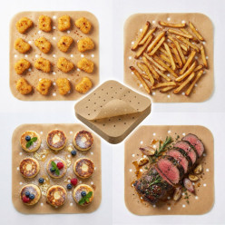 Wkład papierowy do frytkownicy air fryer beztłuszczowej do pieczenia 100szt