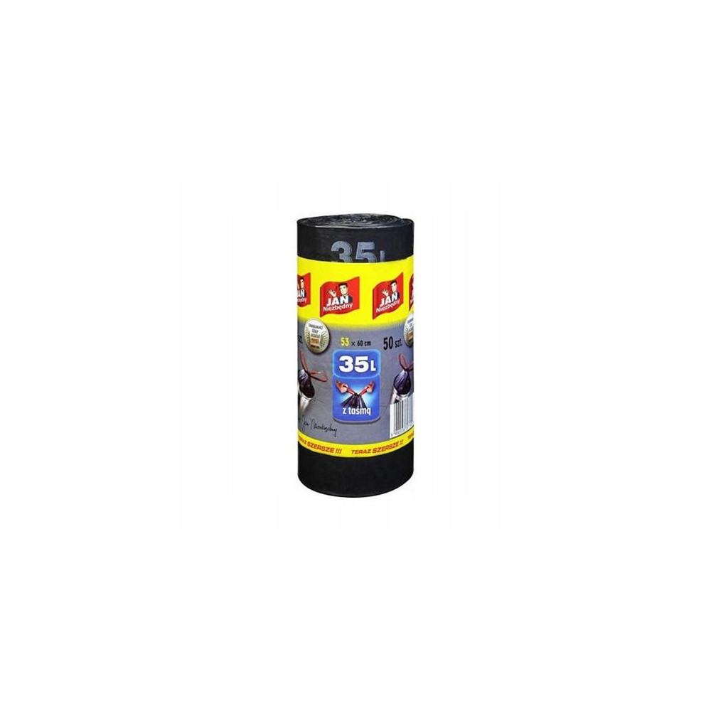 Sacs de bac universel avec cordon de serrage 35l Jan Niezbędny Classic forte 50pcs