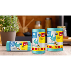 Worki na śmieci 35l zapach owoców tropikalnych Jan niezbędny z uszami 20szt