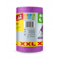 Worki na śmieci 60l zapach owoców leśnych jan niezbędny z uszami 40szt