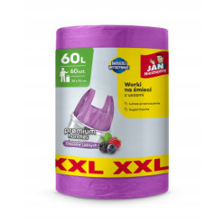 Worki na śmieci 60l zapach owoców leśnych Jan niezbędny z uszami 60szt