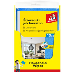 Ściereczki uniwersalne do sprzątania jak bawełna Jan niezbędny 10szt