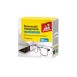 Ściereczki nasączane do okularów i ekranów Jan niezbędny 30 sztuk