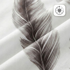 Ensemble de literie 3 pièces 5D coton satiné 100% 160x200 cm plumes