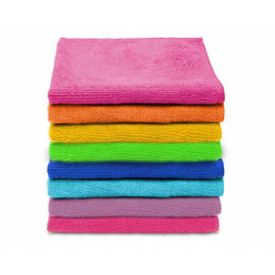 Vileda Mikrofasertücher Colors 8 Stk. Küchentuch zum Reinigen ohne Streifen