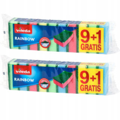 Zmywak kuchenny profilowany vileda 10 szt gąbka zmywaki do mycia naczyń