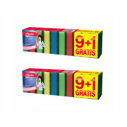 Zmywak kuchenny profilowany vileda 10 szt gąbka zmywaki do mycia naczyń