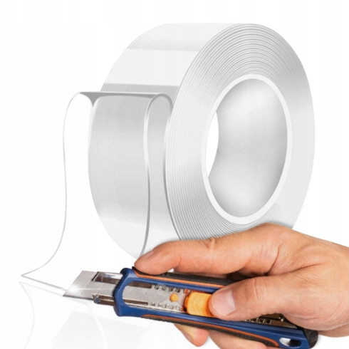Double face autocollant nano bande réutilisable 3m