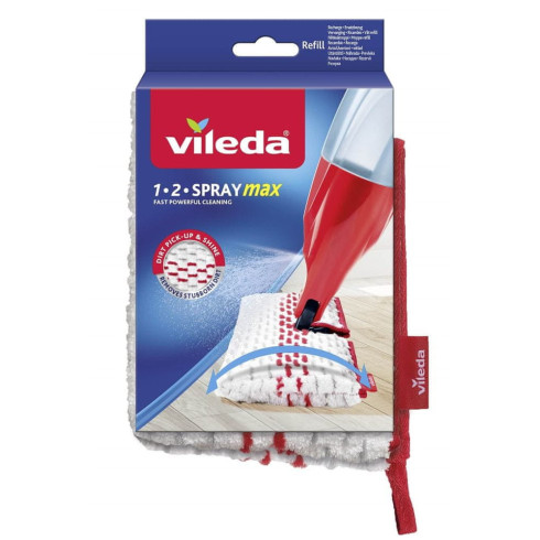 Vileda wkład do mopa płaskiego spray 1-2 max z spryskiwaczem mikrofibra