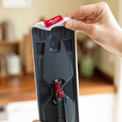 Mop płaski vileda h2pro z wiadrem separacja czysta brudna woda 2 zbiorniki