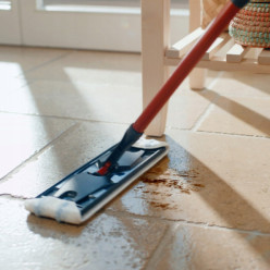 Mop płaski vileda h2pro z wiadrem separacja czysta brudna woda 2 zbiorniki