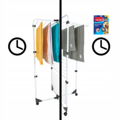 Ręcznik z mikrofibry dla zwierząt vileda pet pro m waflowa struktura 45×70